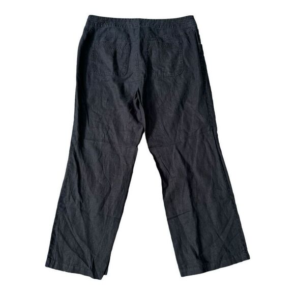 INC International Concepts Pull On Linen Wide Leg Pants Size 16W - Picture 2 of 6